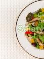 Sprat salad Sprat salad with croutons