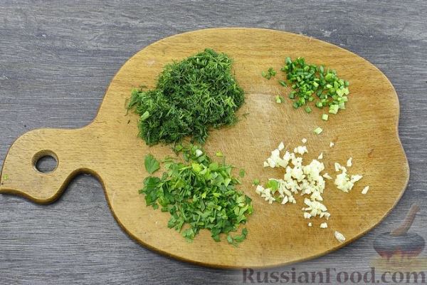 Маринованная закуска из баклажанов с овощами