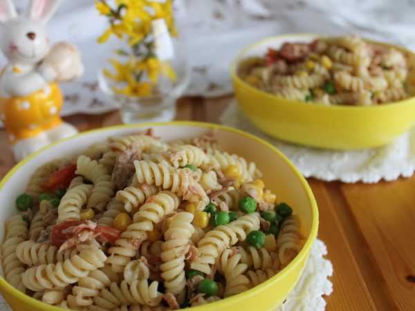 Паста с тунцом и сливками