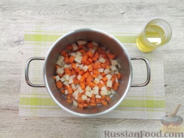 Пюре из репы и моркови