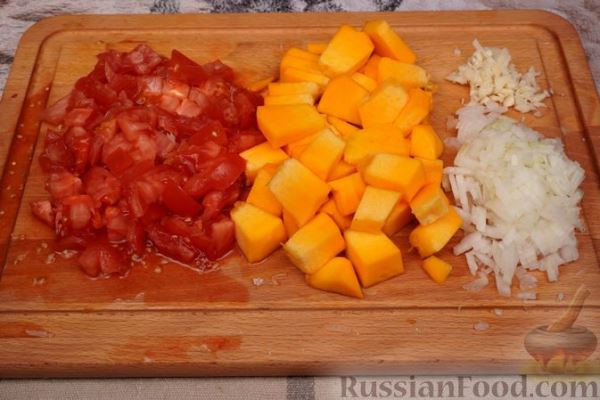 Гречка с мясом и тыквой (в духовке)