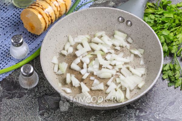 Тарталетки с фаршем и грибами (с сыром)